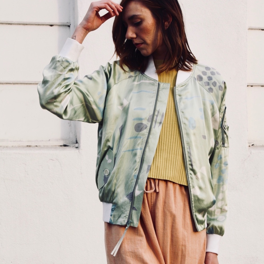Rachel Comey Silk Bomber